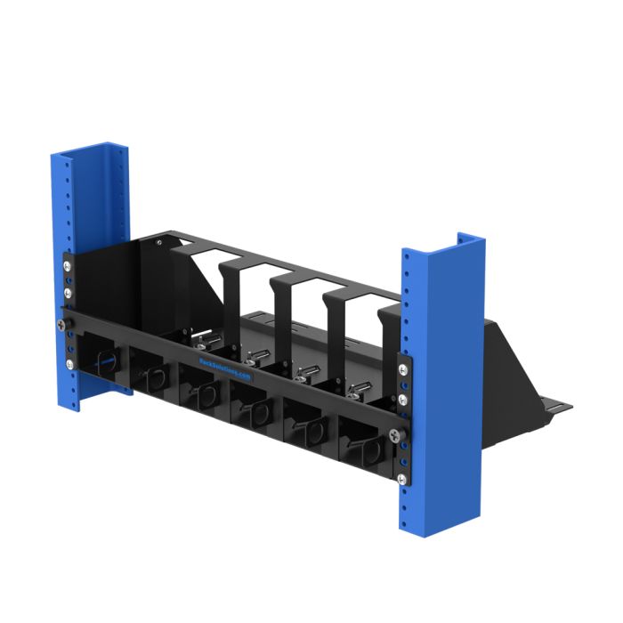 RackSolutions 3U 2Post Cantilever Shelf for 6 Apple Mac Mini