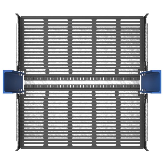 RackSolutions 1U Dual 2Post Rack Sliding Shelf