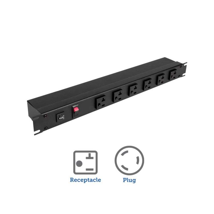 BD-2 【ROOT20】/ MOD RackSolutions 20A Horizontal Rackmount Power Strip