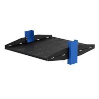 2U 2Post Heavy Duty Center Mount Vented Shelf 21in Depth (107-2852)