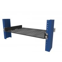 2 Post Rack Sliding Half Shelf - Side view - 115-4779 