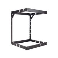 TechEdge 12U Wall Mount Rack Front Angle Side View