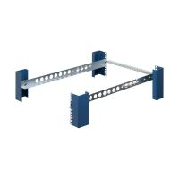 (1UKIT-109-QR) Front view - 1U Tool-less Rack Rail