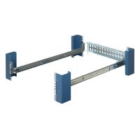 2U 100-D Fixed Rail for Dell (2URAIL-R7) Front view with CMA