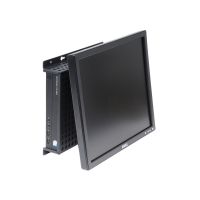 105-B Wall Mount for Dell, HP Mini and Zotac (Tilt Monitor) (RETAIL-DELL-WALL-007) Installed