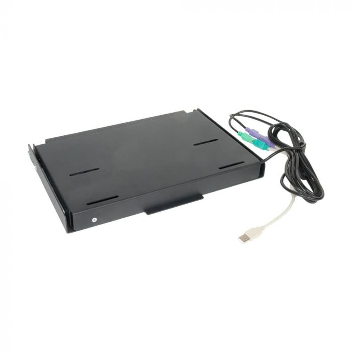 (104-4846) 13 Inch Keyboard Wallmount closed - bottom
