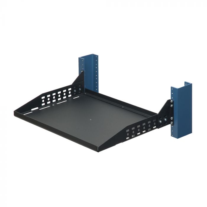 2U Adjustable Cantilever 2 Post Rack Shelf 13 in depth RackSolutions