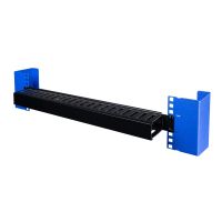 180-4943 - Metal Horizontal Cable Manager with Plastic Duct