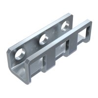 1U Adapter Bracket (4 bends, 2.70in Deep, No Hardware) (1UBRK-270)