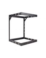 TechEdge 12U Wall Mount Rack Front Angle Side View