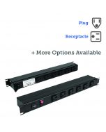 15A Horizontal Rackmount Power Strip