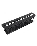 RackSolutions 2U Patch Cable Slack Organizer