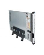 1U Universal Rack-to-Tower Conversion Kit - Side view with 1U server
