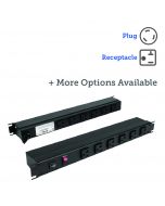 20A Horizontal Rackmount Power Strip