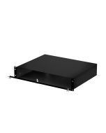 2U Lockable Rackmount Box 14in Depth with Hinged Door (2UBOX-161)