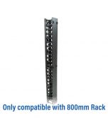 Vertical Finger Duct Cable Management for 800mm Rack
