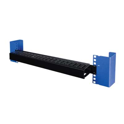 Cable management products allow you to clean up your rack while improving airflow and ease of maintenance.  (desktop image)