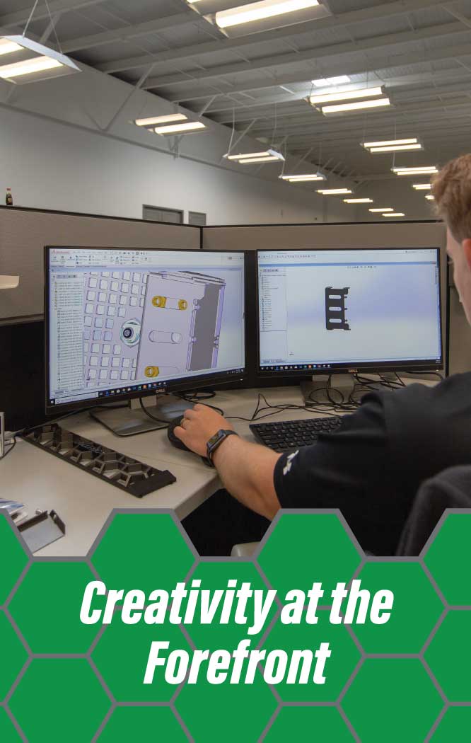 Creativity at the forefront. As an engineering driven company, RackSolutions refuses to accept the status quo. (desktop image)