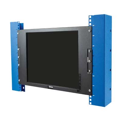 Mounts provide a place to mount your monitor inside your rack and on the wall. (desktop image)