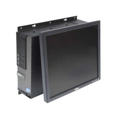 Optimize your workspace with mounts for PCs built by manufacturers such as Dell, HP, Lenovo and more. No matter what brand you own, we have something that will work. (desktop image)