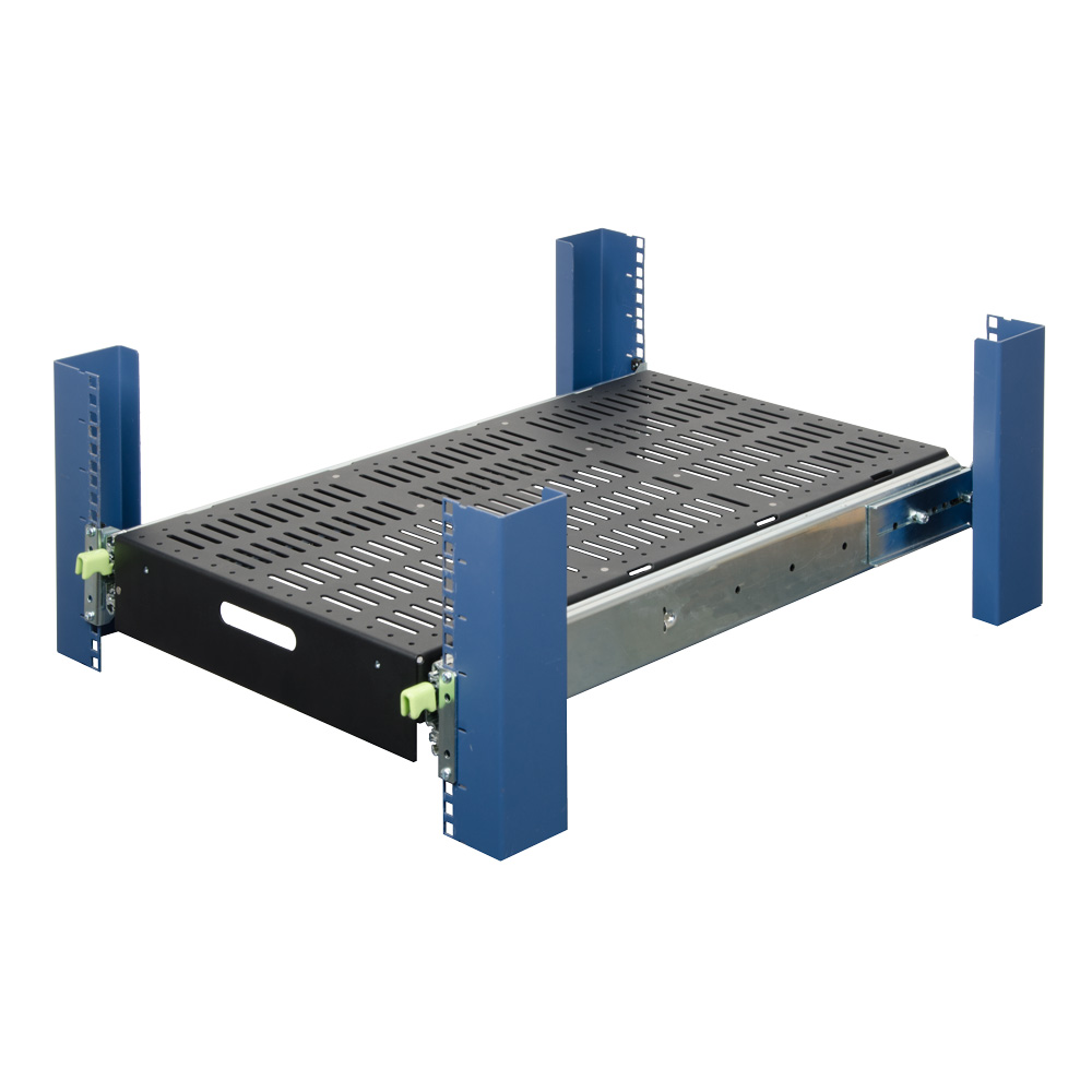 2U Extreme Heavy Duty Sliding Shelf 28in Depth (500 lbs) (desktop image)