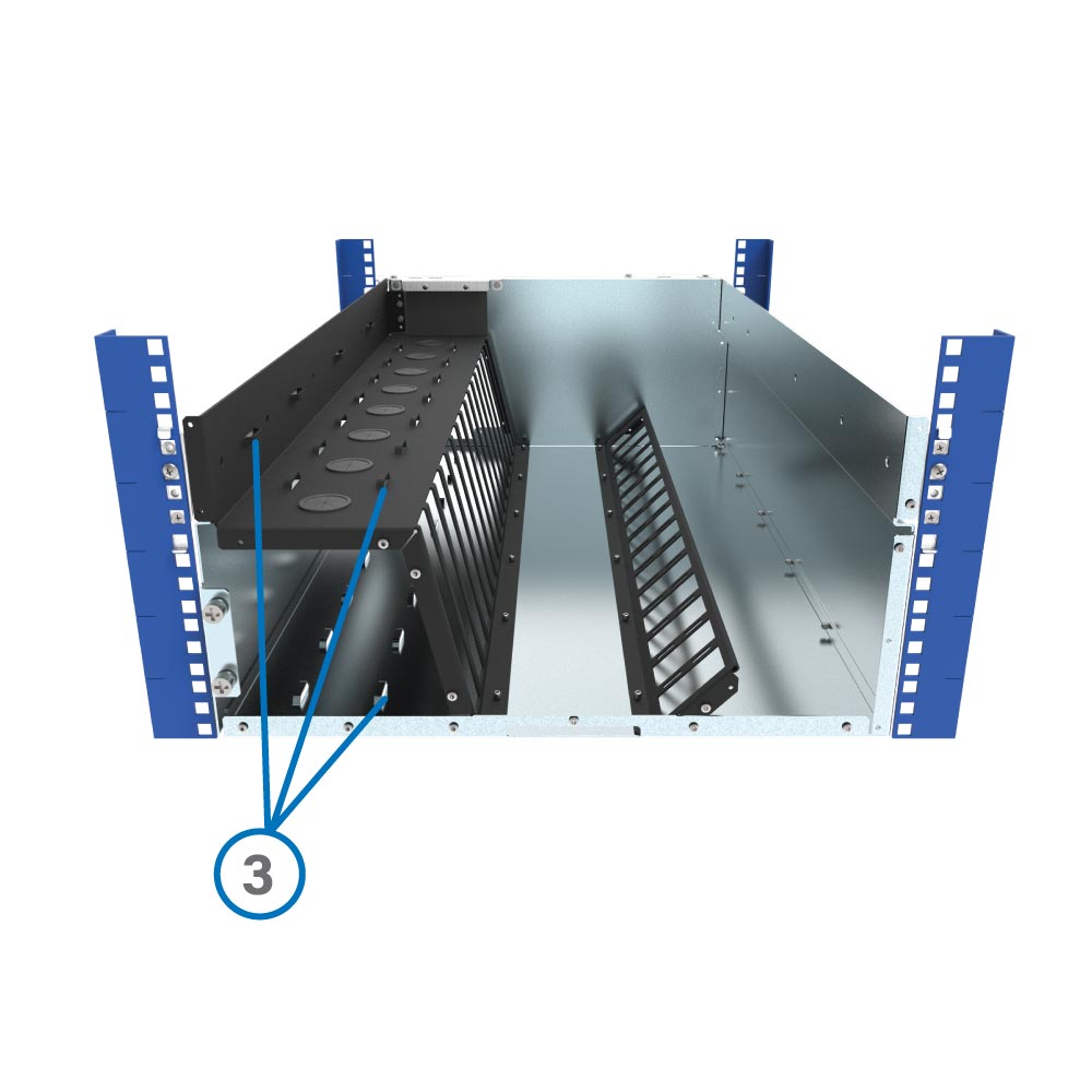 Integrated tie down locations Integrated tie down locations