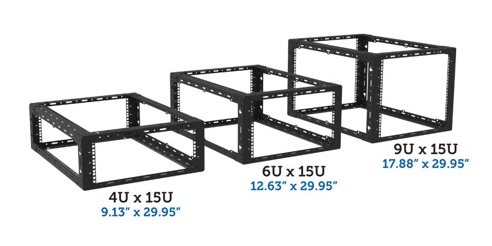 RackSolutions 4U-9U Desktop Server Rack