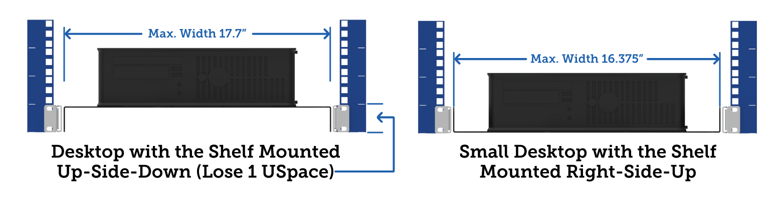 sliding seismic transport shelf mount upside down