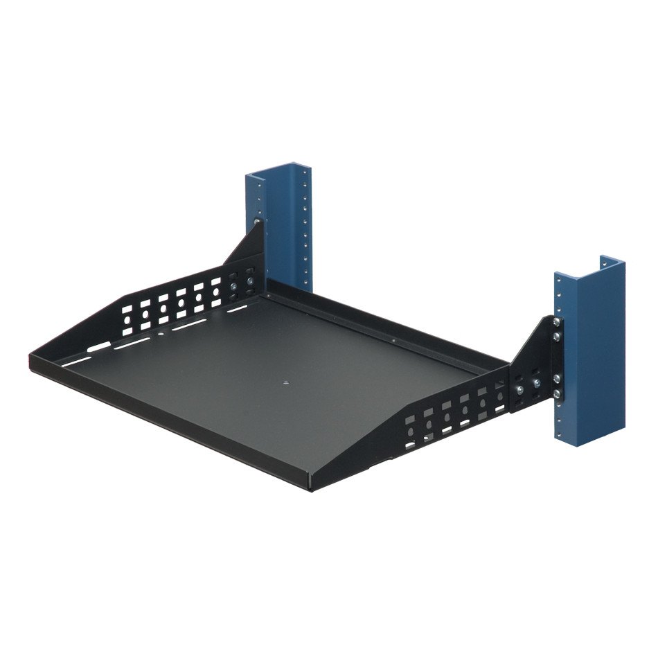 Sliding Shelves Make Servicing 2 Post Equipment Easy