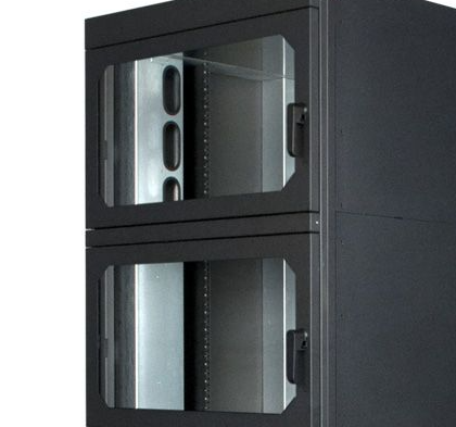 Colocation cabinet isolated cable channel