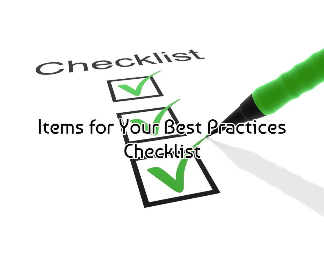Data Center Operations: Items for Your Best Practices Checklist
