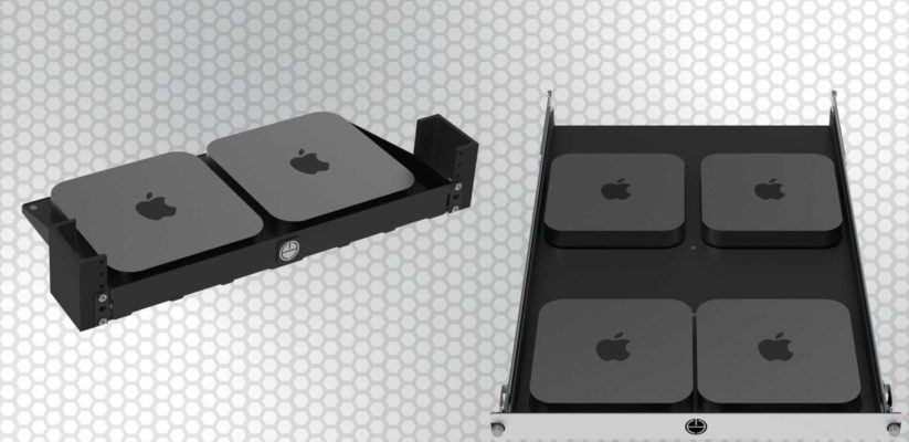 Mac Mini Rack Shelves