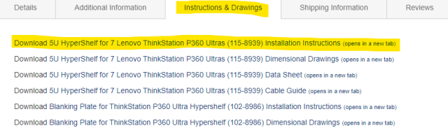 HyperShelf Installation Instructions