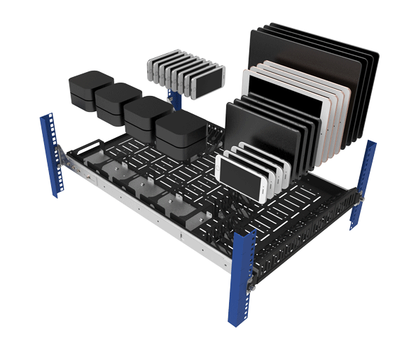modular shelf for test devices