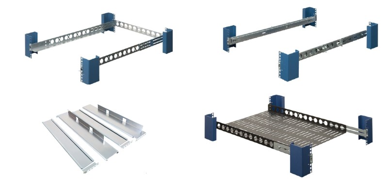 Mounting equipment: L Bracket vs Shelf vs Rail vs Rail Kit
