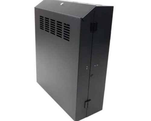 vertical wall mount with lock