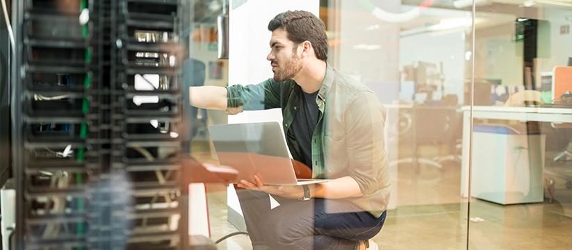 set up server room header image
