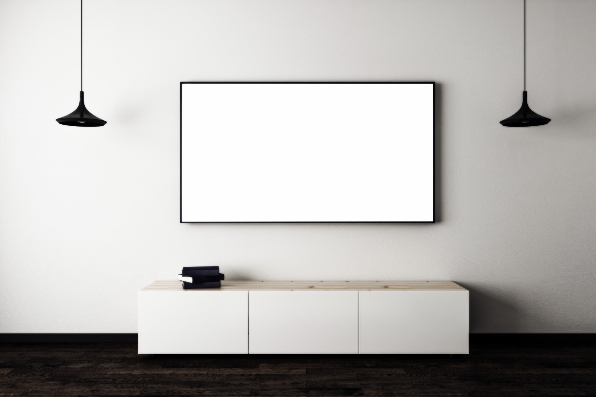 cables behind wall
