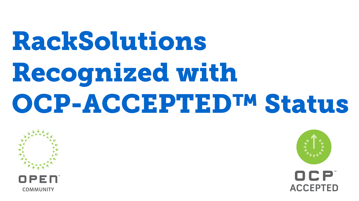 RackSolutions Recognized with OCP-Accepted Status