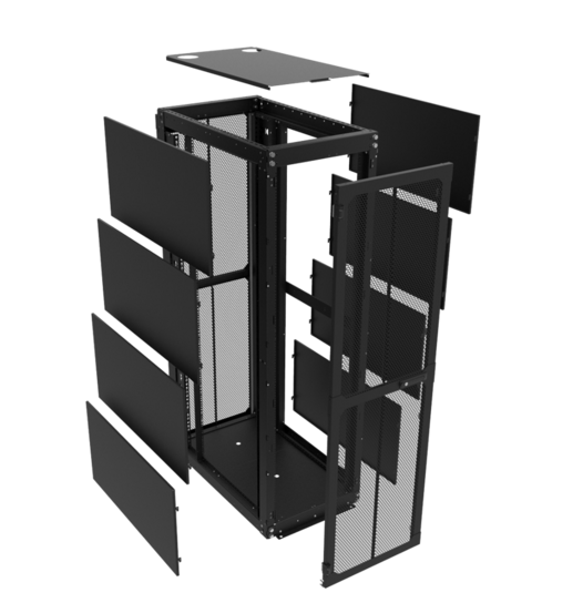 RackSolutions' 151DC Data Center Cabinet